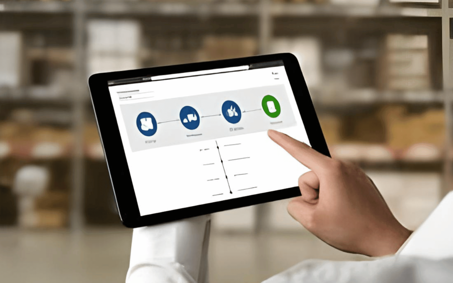 cargo tracking on tablet cargo tracking on tablet